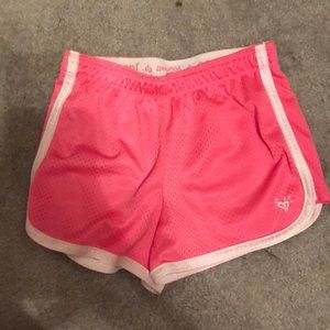 Pink justice shorts